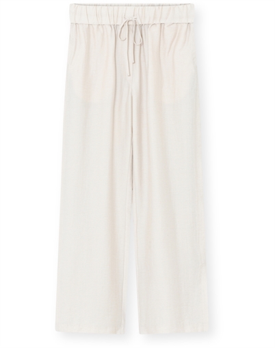 Day Birger et Mikkelsen - Olli Linen Slub Bukser -  Light Sand Melange